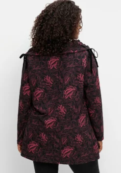 Sweatshirt mit weitem Schalkragen