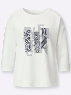 Sweatshirt mit Ziersteinchen