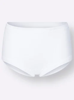 Taillenslip mit elastischen Rippbündchen