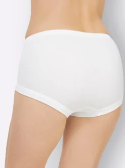 Taillenslip mit elastischen Rippbündchen