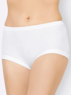 Taillenslip mit elastischen Rippbündchen