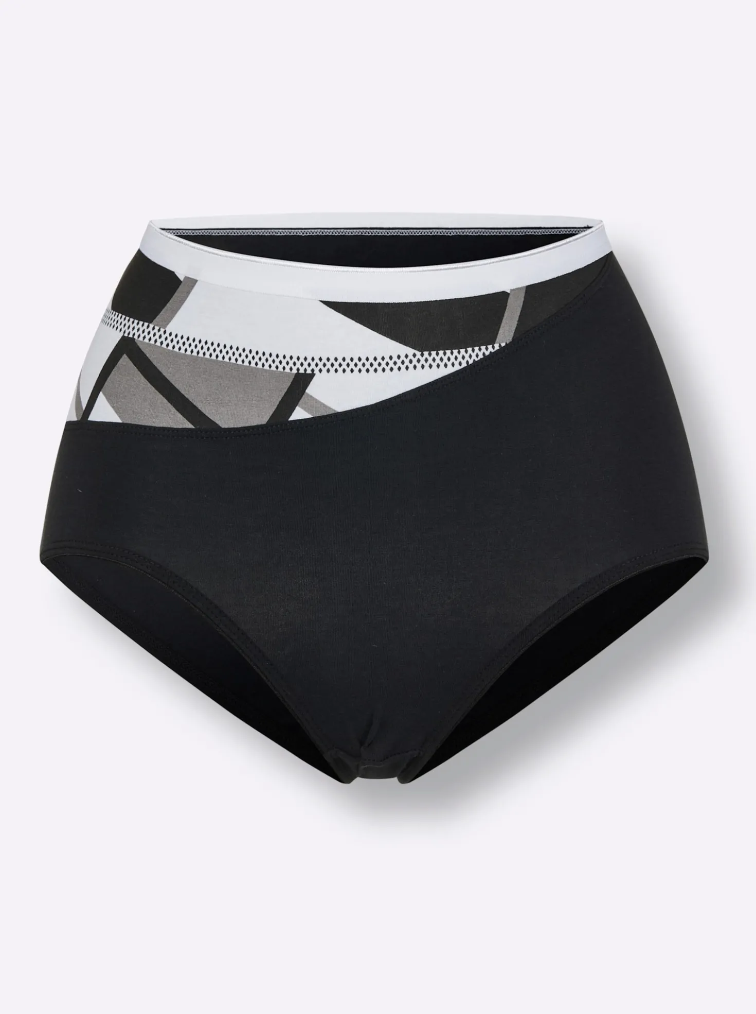 Taillenslip mit grafischem Print