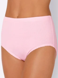 Taillenslip mit Muschelsaumkante