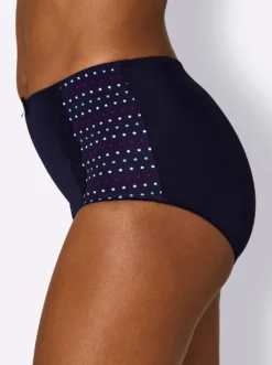 Taillenslip mit Pünktchen-Print