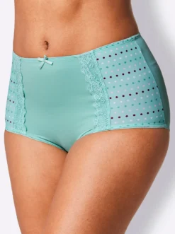 Taillenslip mit Pünktchen-Print