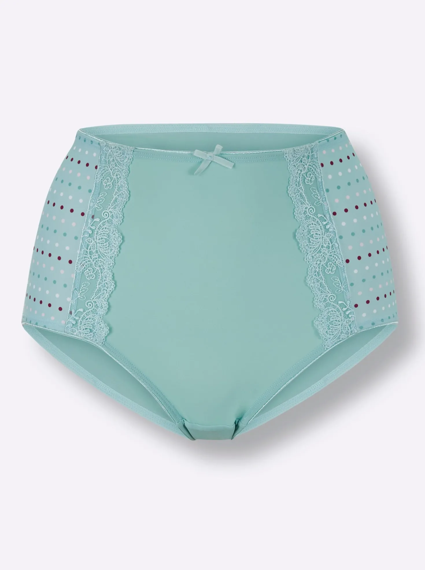 Taillenslip mit Pünktchen-Print