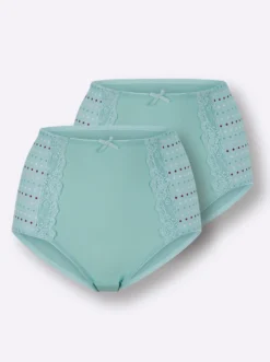 Taillenslip mit Pünktchen-Print