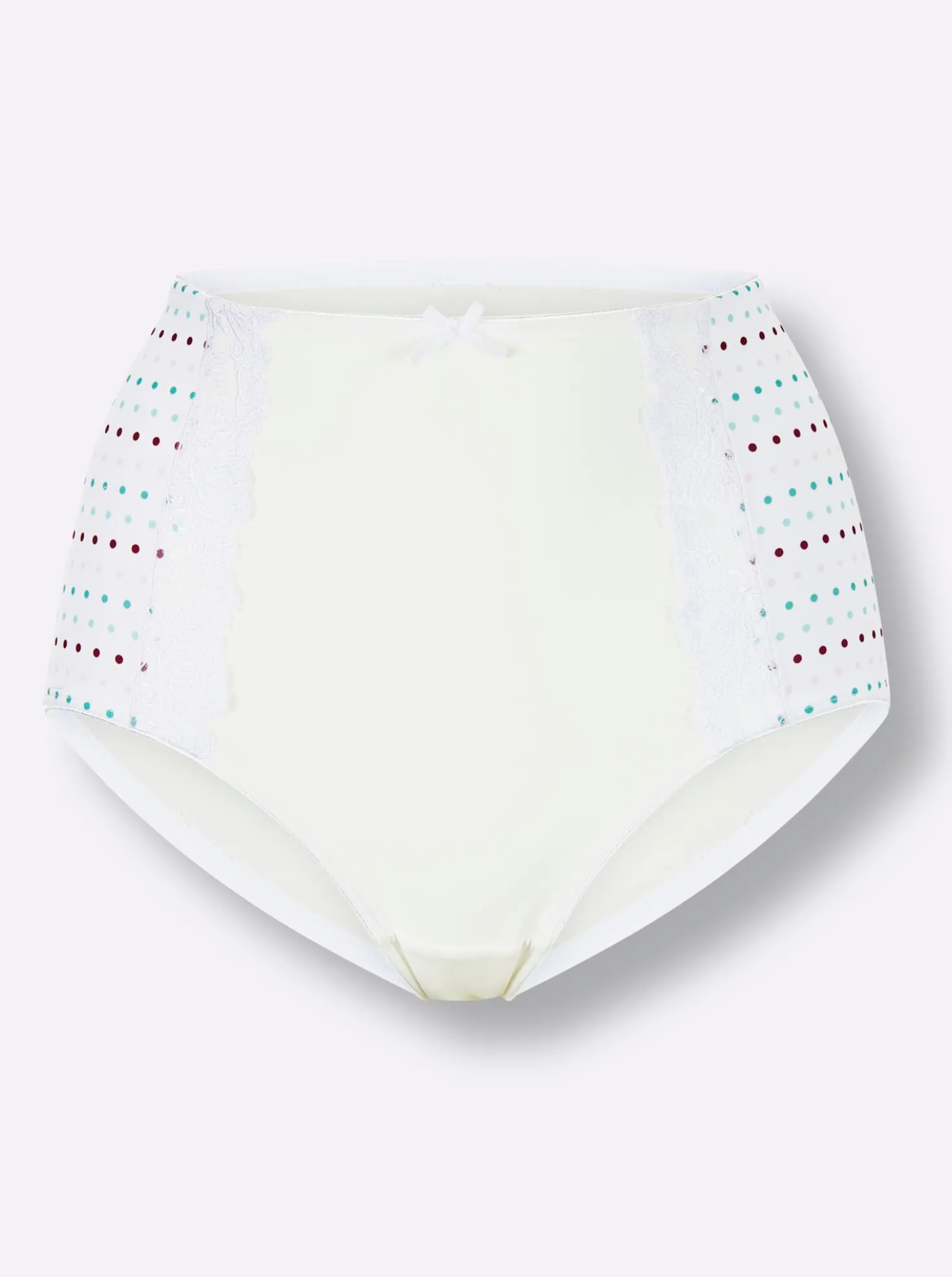 Taillenslip mit Pünktchen-Print
