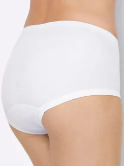 Taillenslip mit seitlichem Batist-Motiv
