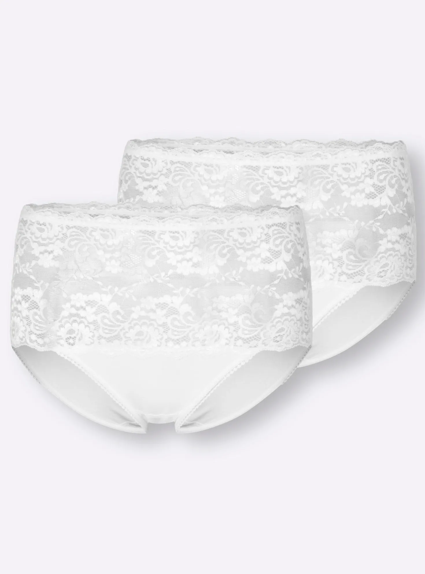 Taillenslip mit Spitze am Bund