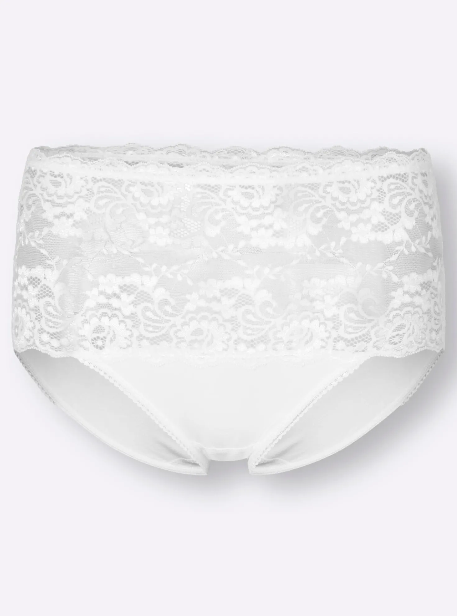 Taillenslip mit Spitze am Bund