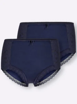 Taillenslip mit Spitzen-Details