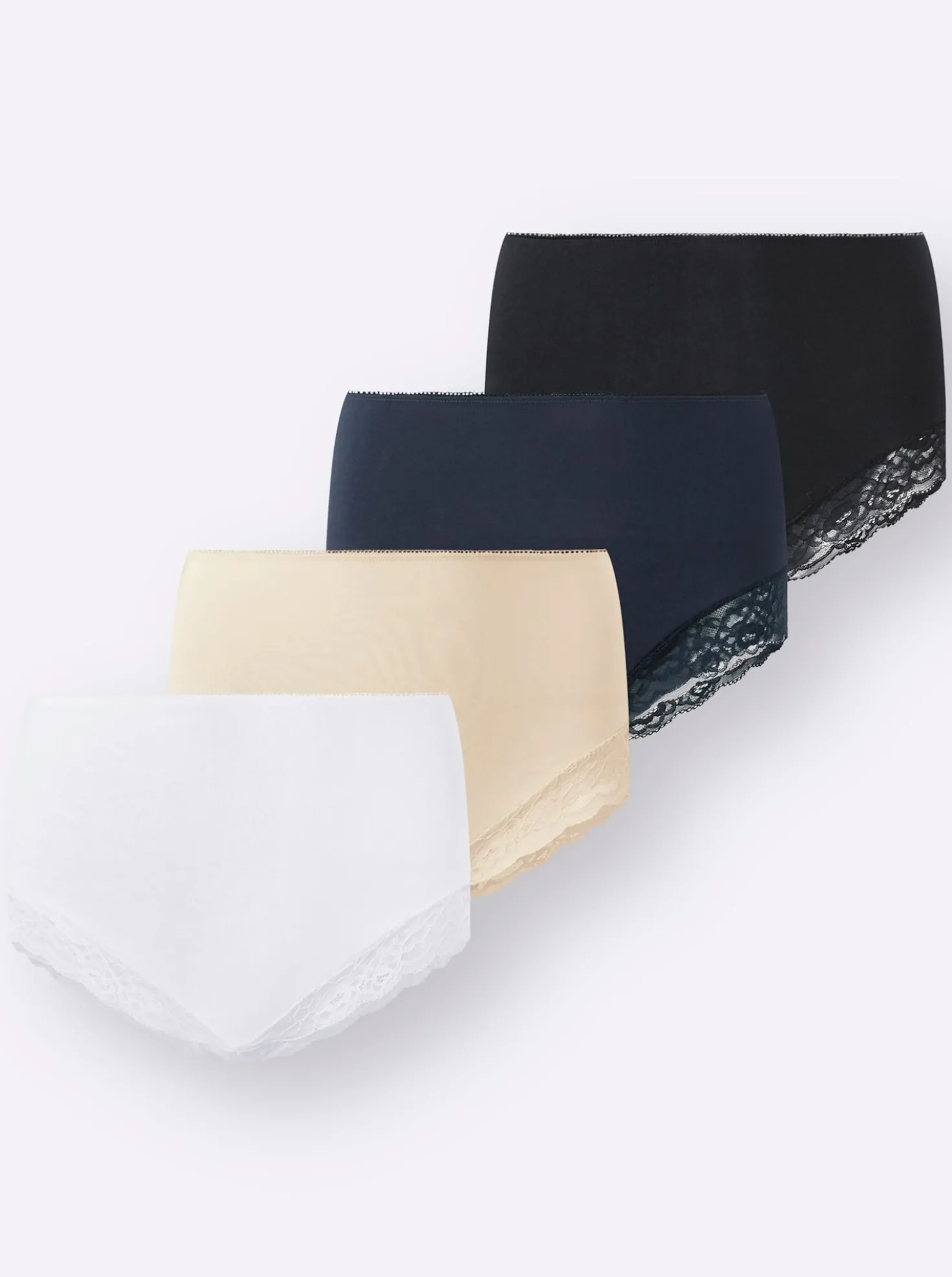 Taillenslip mit Stretch-Spitze