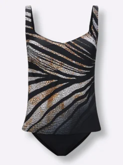 Tankini mit einfarbiger Hose