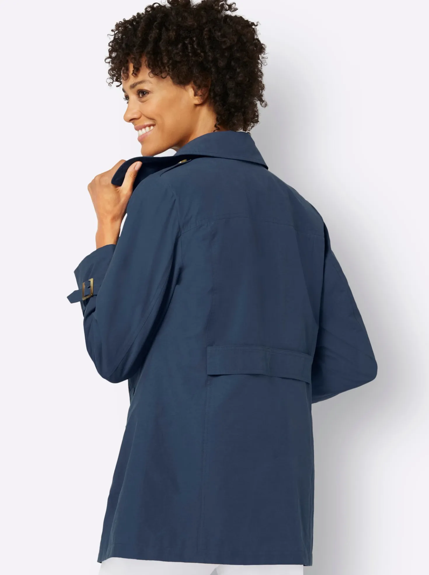 Trenchcoat mit Schlitz hinten
