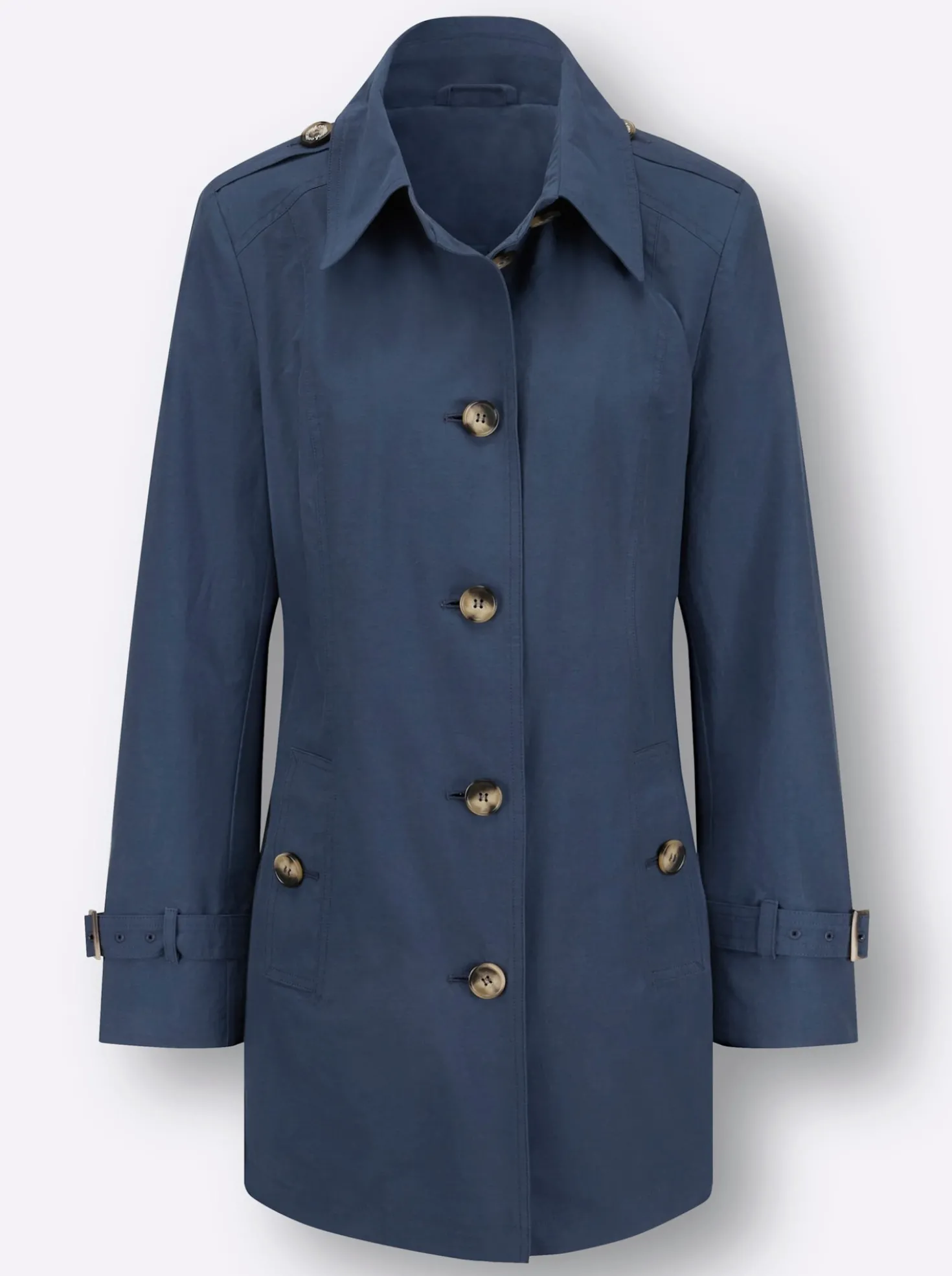 Trenchcoat mit Schlitz hinten