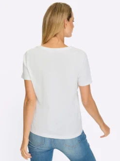 T-Shirt Mit Front-Druck