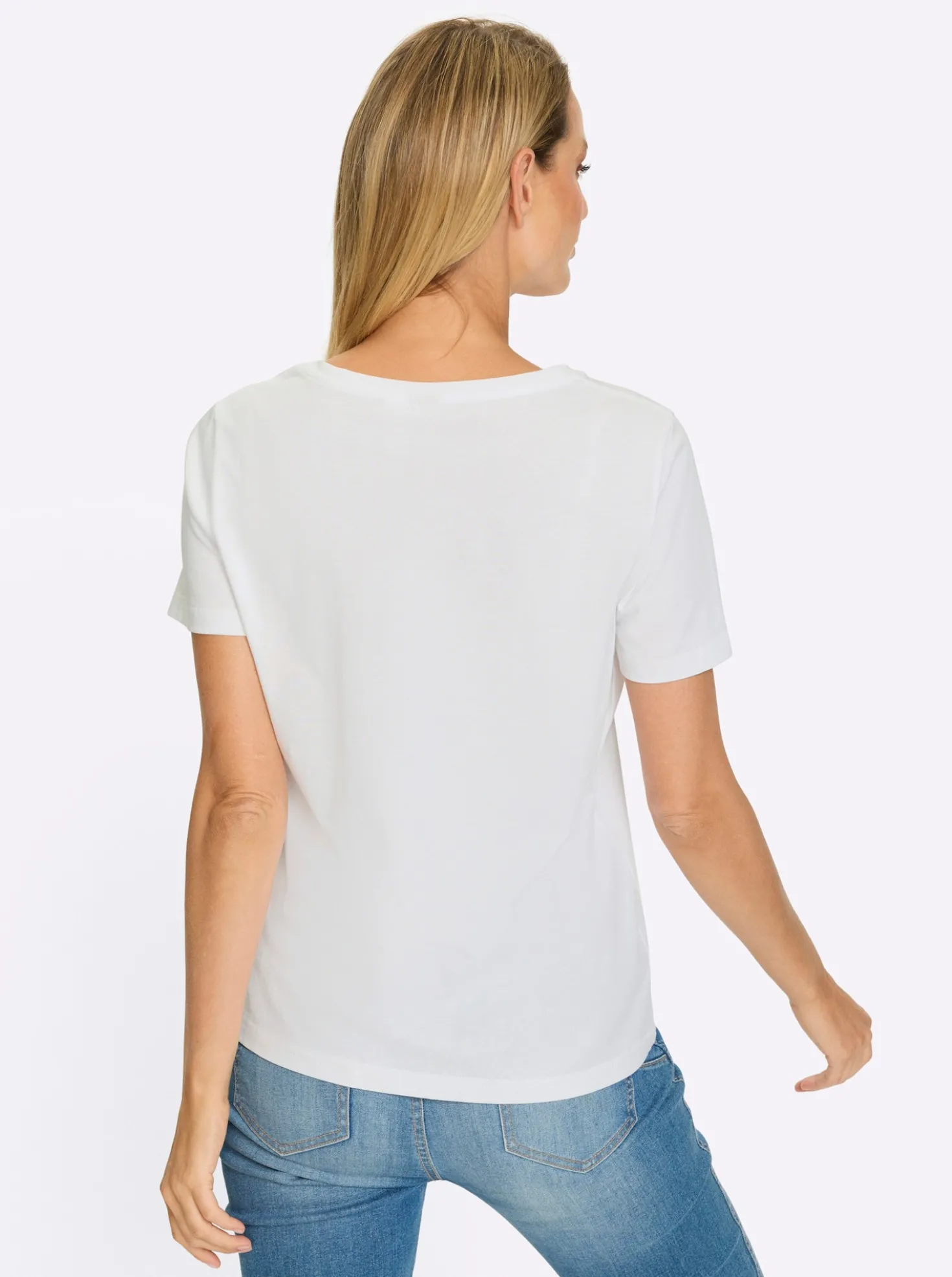 T-Shirt Mit Front-Druck