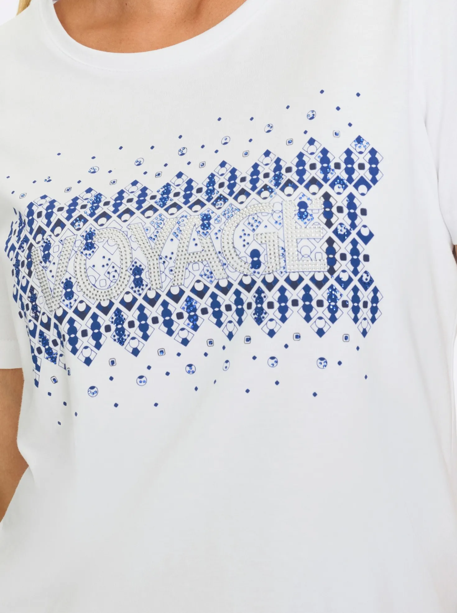 T-Shirt Mit Front-Druck
