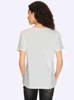 T-Shirt mit gesticktem Motiv