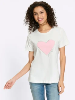 T-Shirt mit Herz-Motiv
