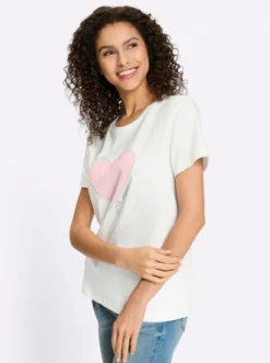 T-Shirt mit Herz-Motiv
