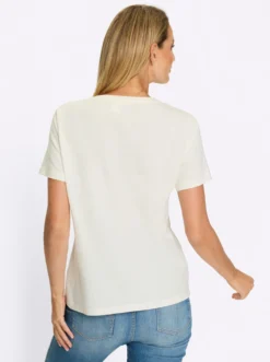 T-Shirt mit Pailletten