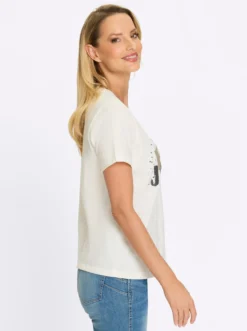 T-Shirt mit Pailletten