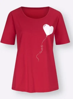 T-Shirt mit platziertem Druck