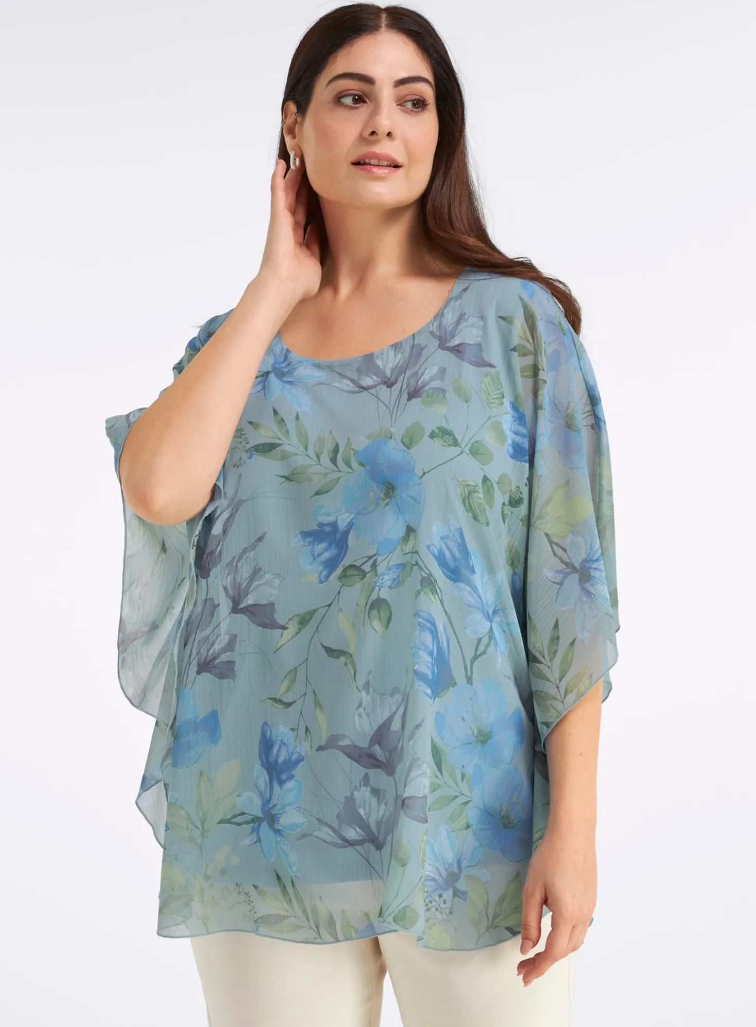 Tunika in Cape-Form