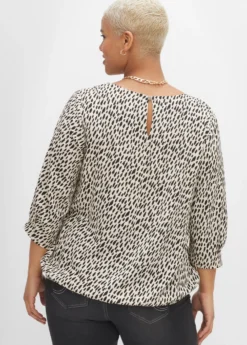Tunika mit Animal-Print