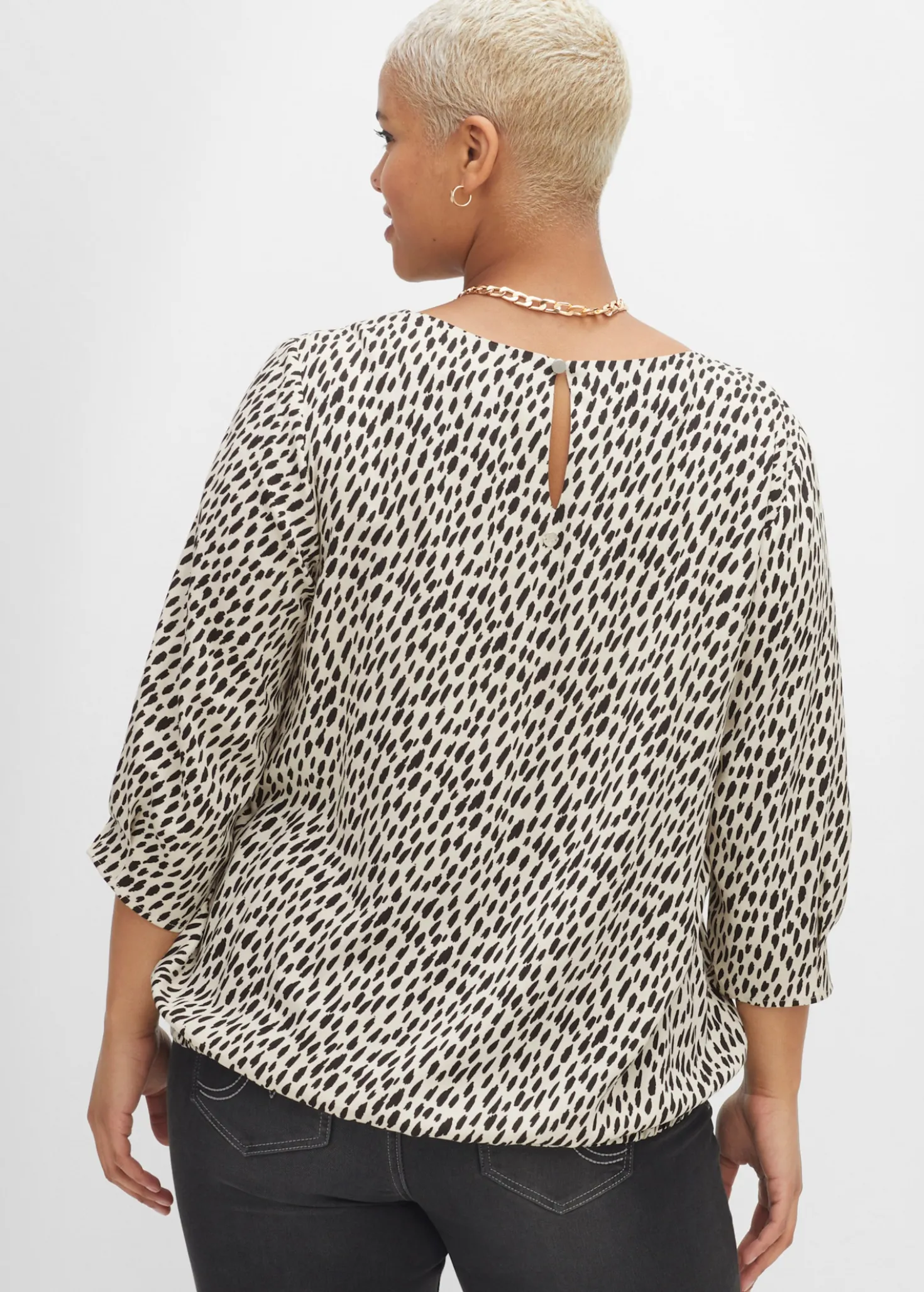 Tunika mit Animal-Print