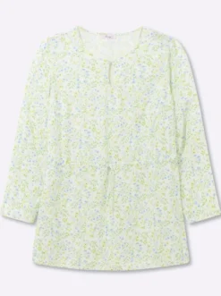 Tunika mit Blumenprint und Taillen-Gummizug