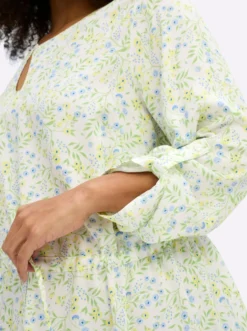 Tunika mit Blumenprint und Taillen-Gummizug