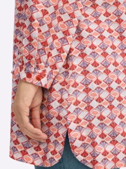 Tunika mit grafischem Print