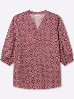 Tunika mit Ornamentprint