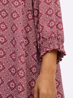 Tunika mit Ornamentprint