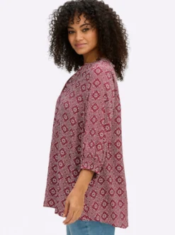 Tunika mit Ornamentprint