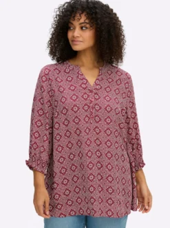 Tunika mit Ornamentprint