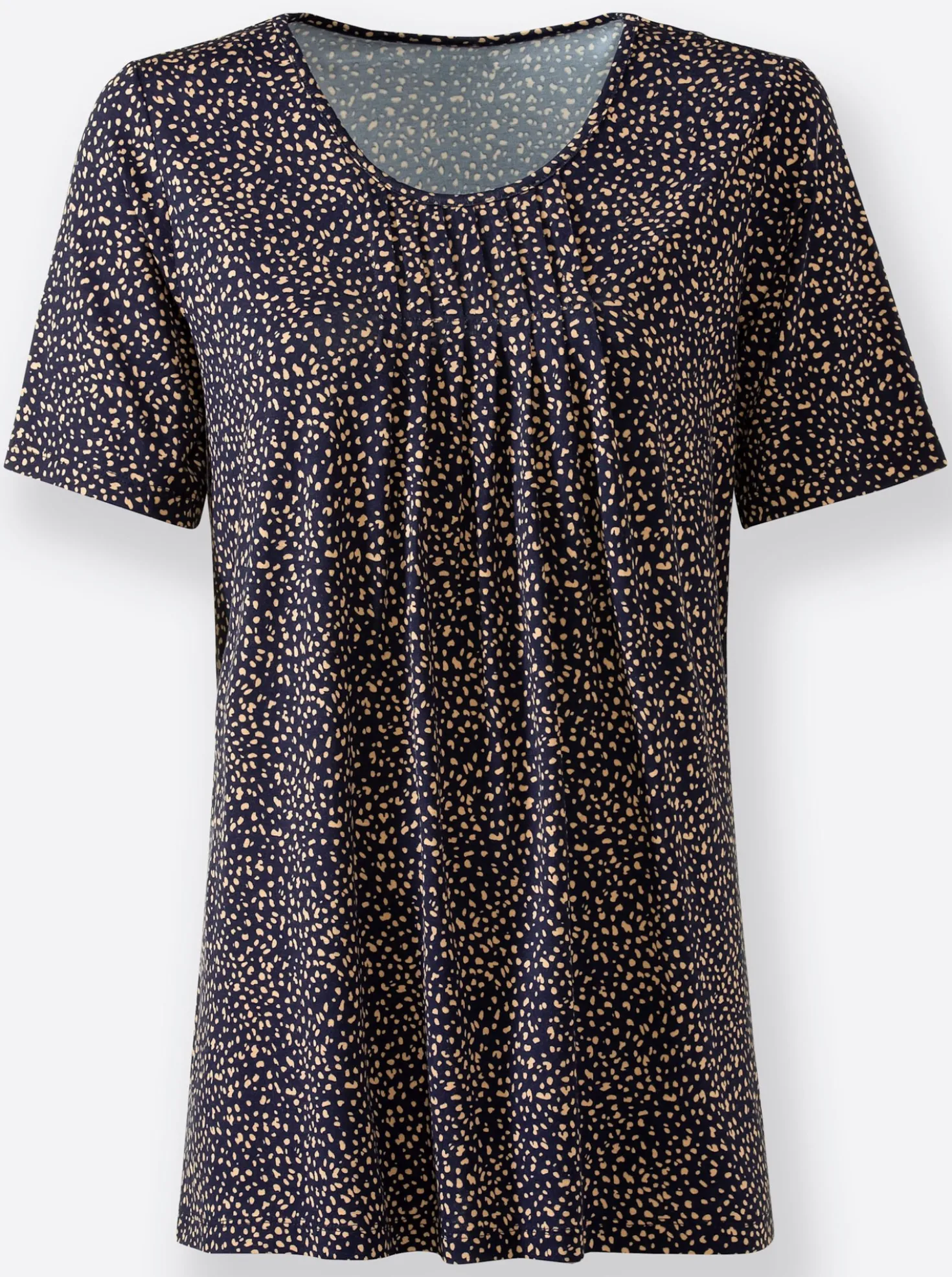 Tunikashirt mit Tupfenmuster