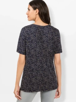 Tunikashirt mit Tupfenmuster