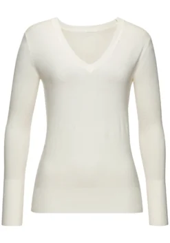 V-Ausschnitt-Pullover