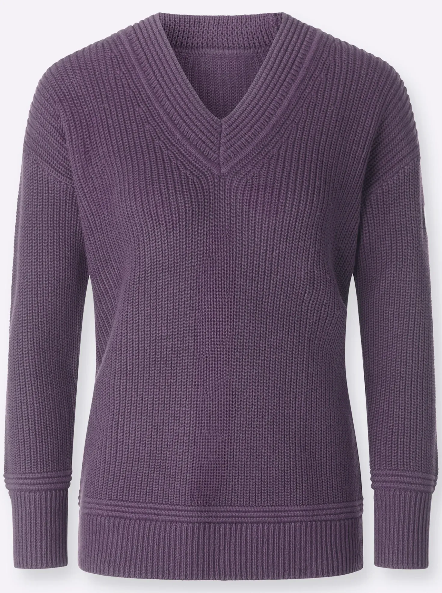 V-Ausschnitt-Pullover