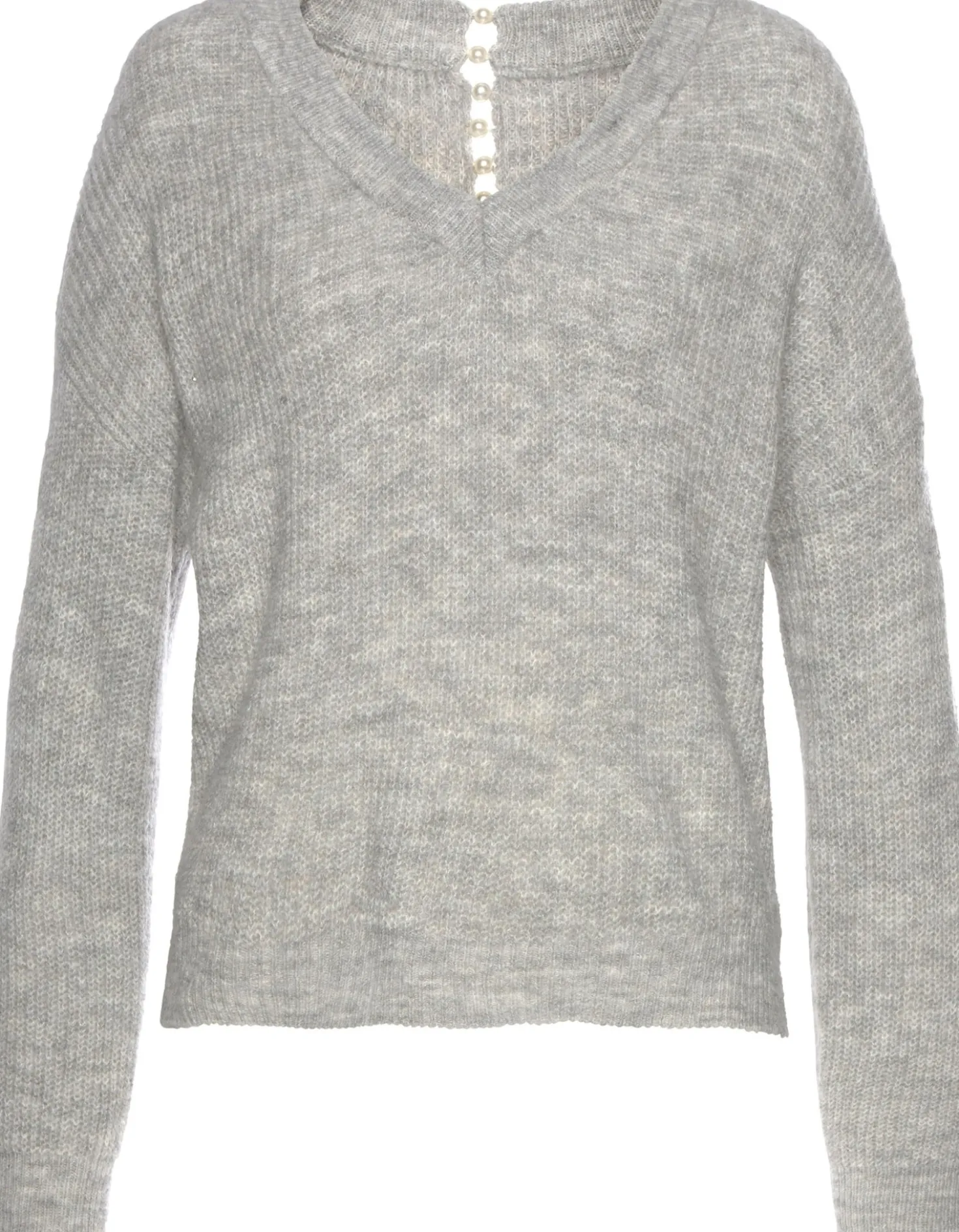 V-Ausschnitt-Pullover
