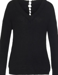V-Ausschnitt-Pullover