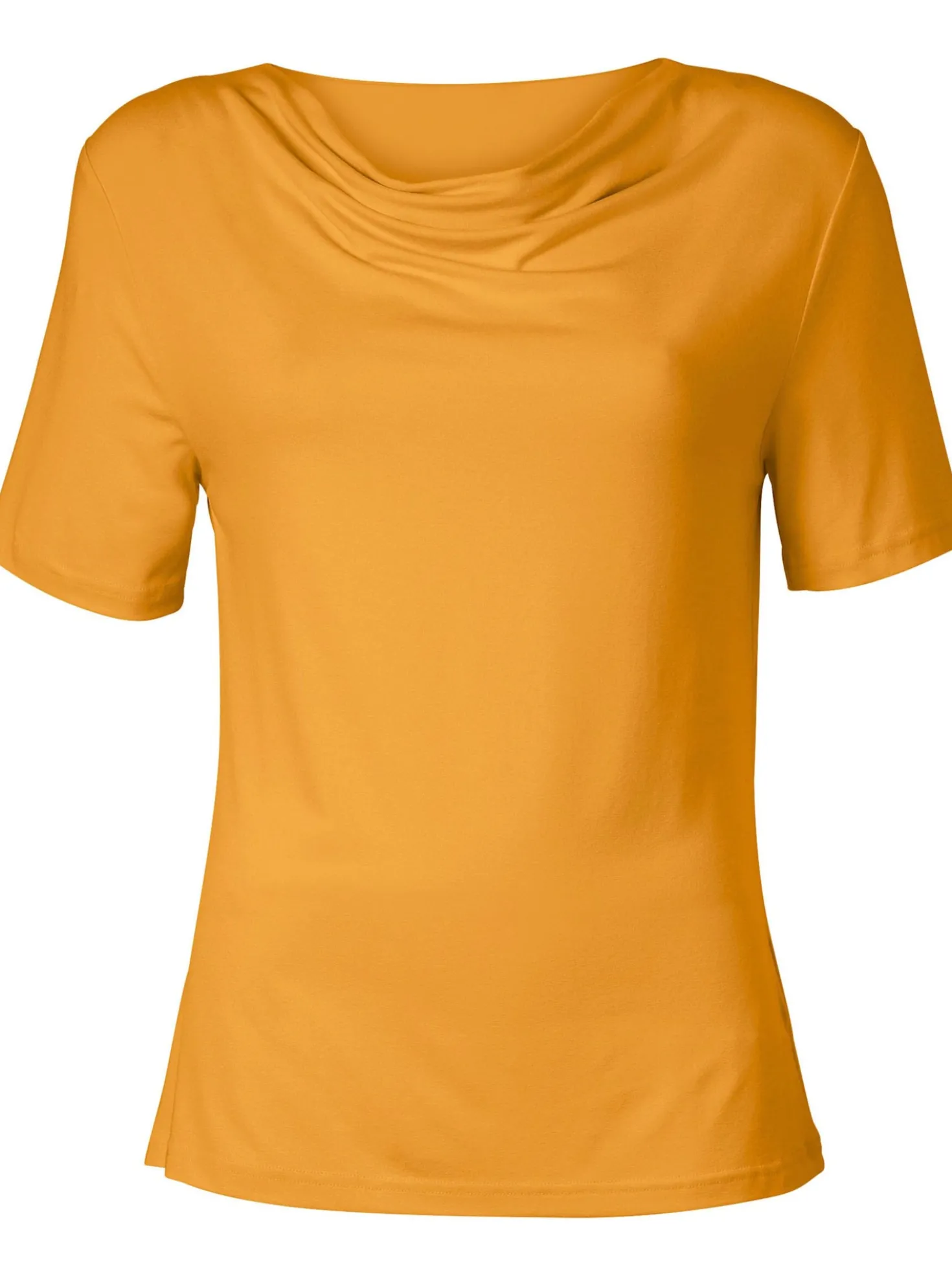Wasserfallshirt mit kurzen Ärmeln