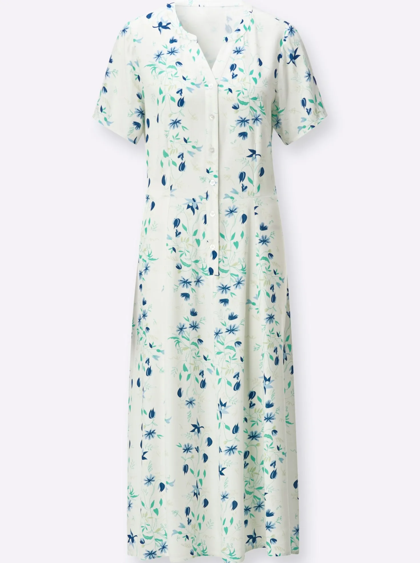 Webkleid in Bahnenform