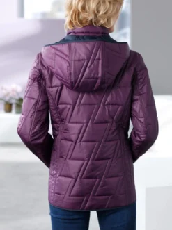 Wendejacke mit Kapuze, abzippbar