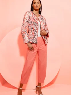Wendejacke mit Quersteppung
