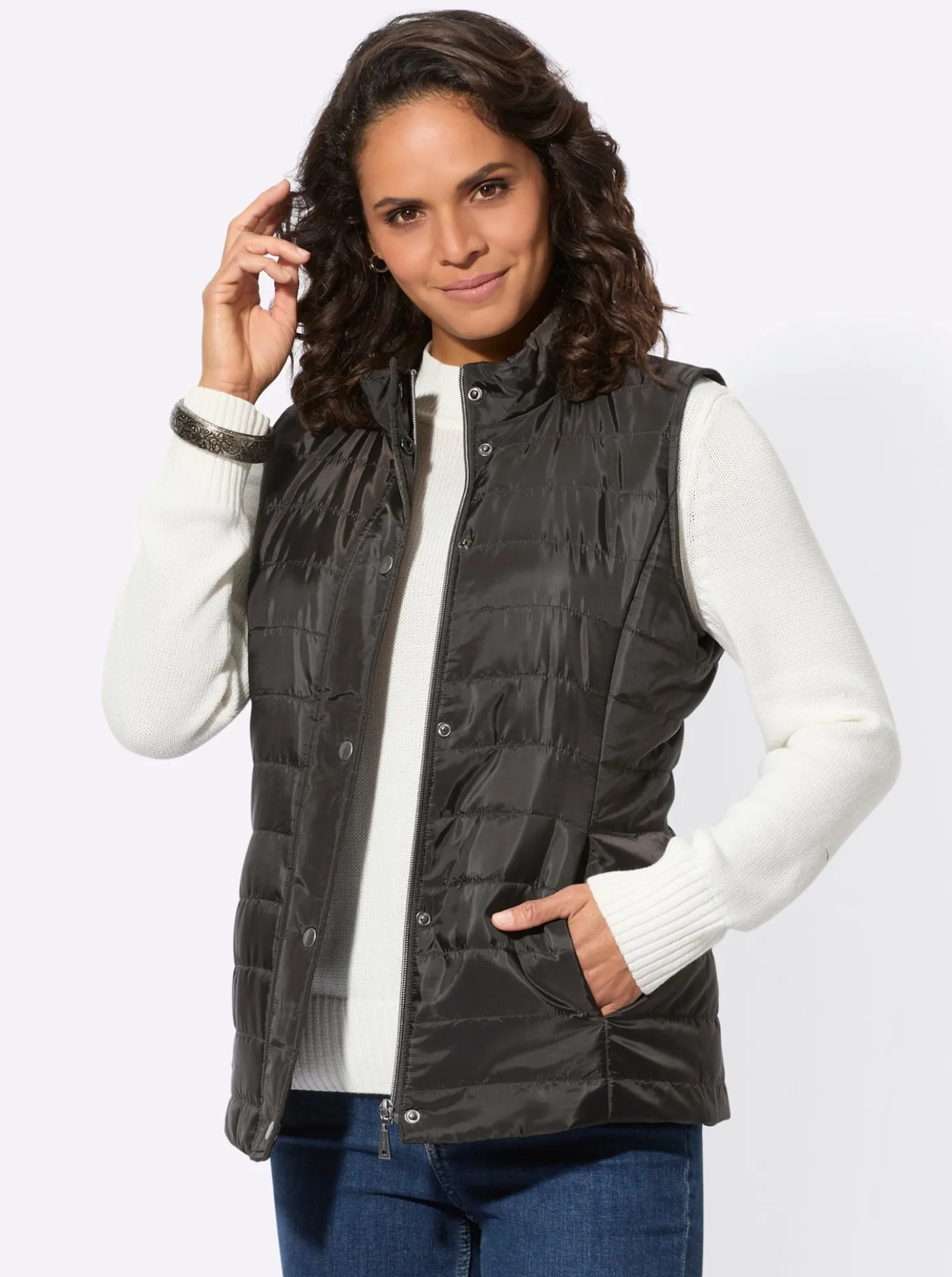 Weste aus recyceltem Polyester